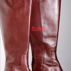 Cole Haan Chocolate Brown Knee Boots
